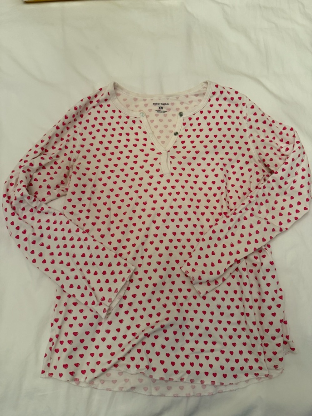 Roller Rabbit Pink Heart Long Sleeve Pajamas - Size XS 🩷 - Picture 8 of 12